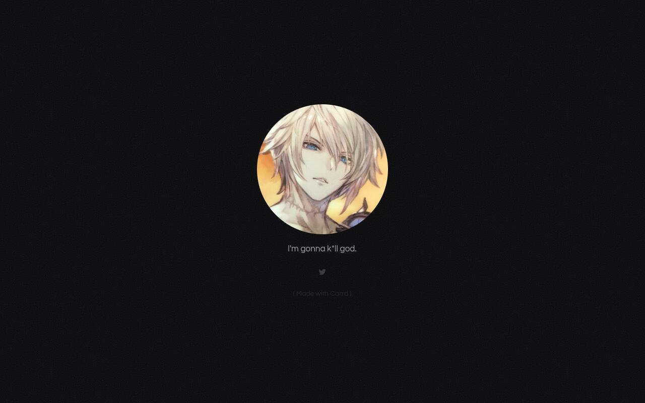 Carrd profile picture for @faa